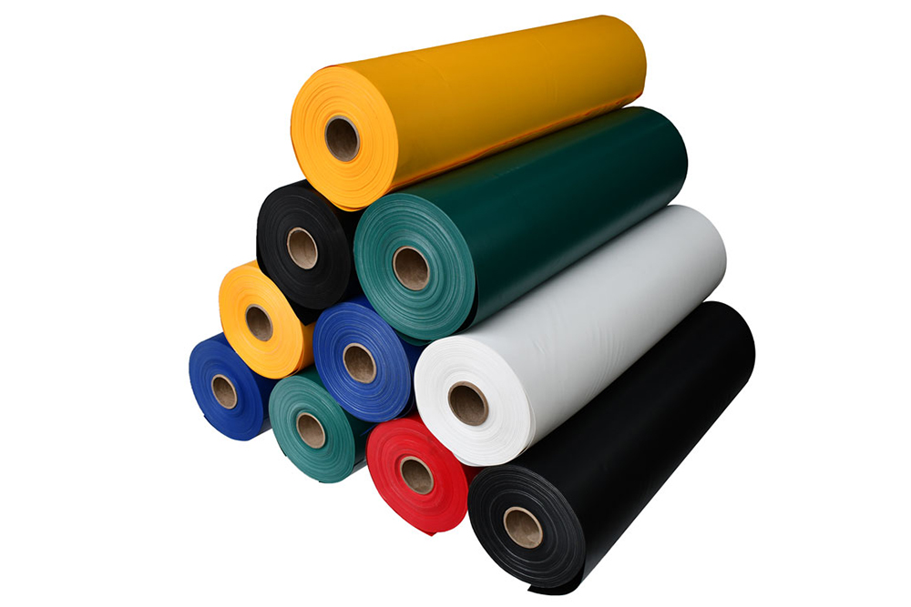 10 oz Vinyl Coated PVC Fabric by the Roll - Tarps Outlet